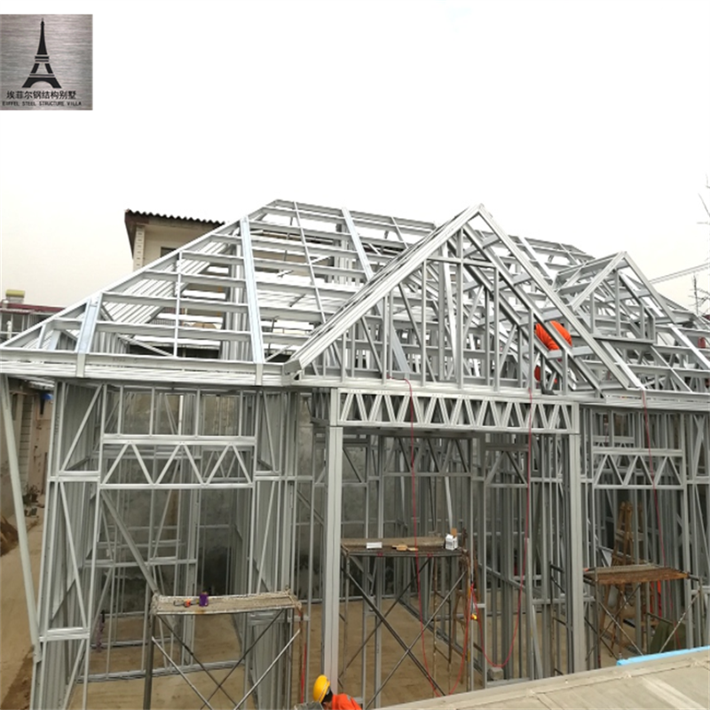 農(nóng)村輕鋼別墅一層案例